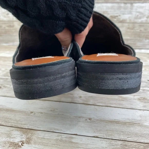 Band of Gypsies Skipper Woven Vegan Leather Pointed Loafer Mule- size 8.5 IMO - Picture 6 of 17